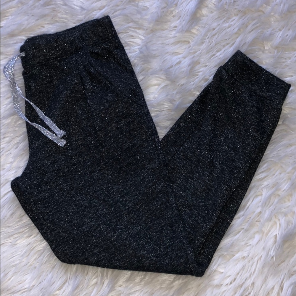Pumpkin Patch Size 9 Girl black sparkly pants